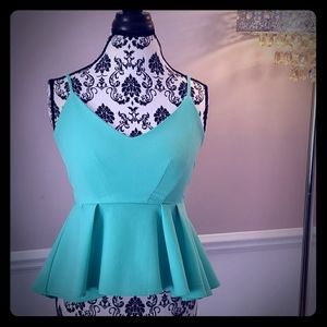 Peplum Strappy Top